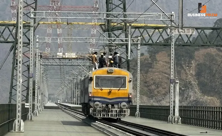 A Historic Milestone: Successful Trial Run on the World’s Highest Railway Bridge Over the Chenab River