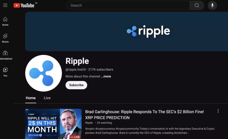 Supreme Court's YouTube Channel Hacked: Ripple Cryptocurrency Content Takes Over