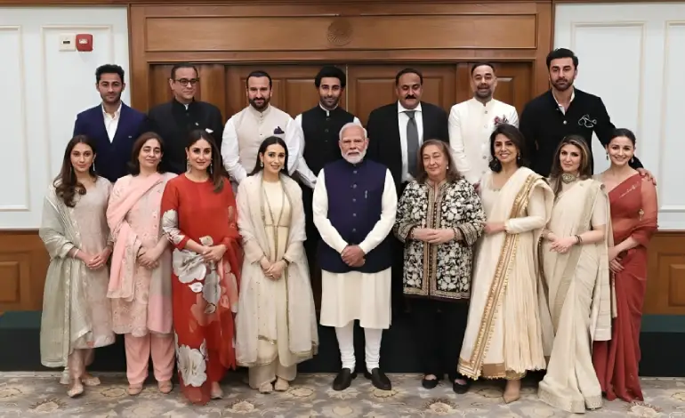 PM Modi Joins Kapoor Family to Celebrate Raj Kapoor's Centenary