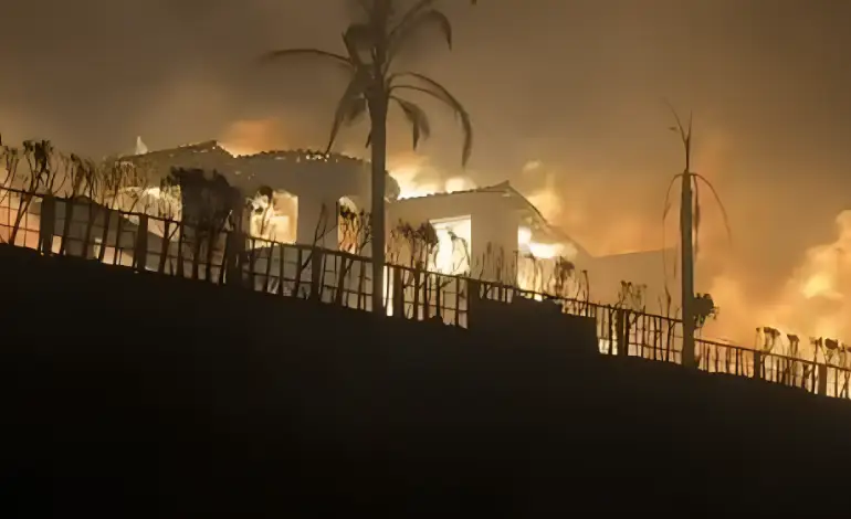₹288 Crore Los Angeles Luxury Mansion Destroyed by Wildfires – A Tragic Tale